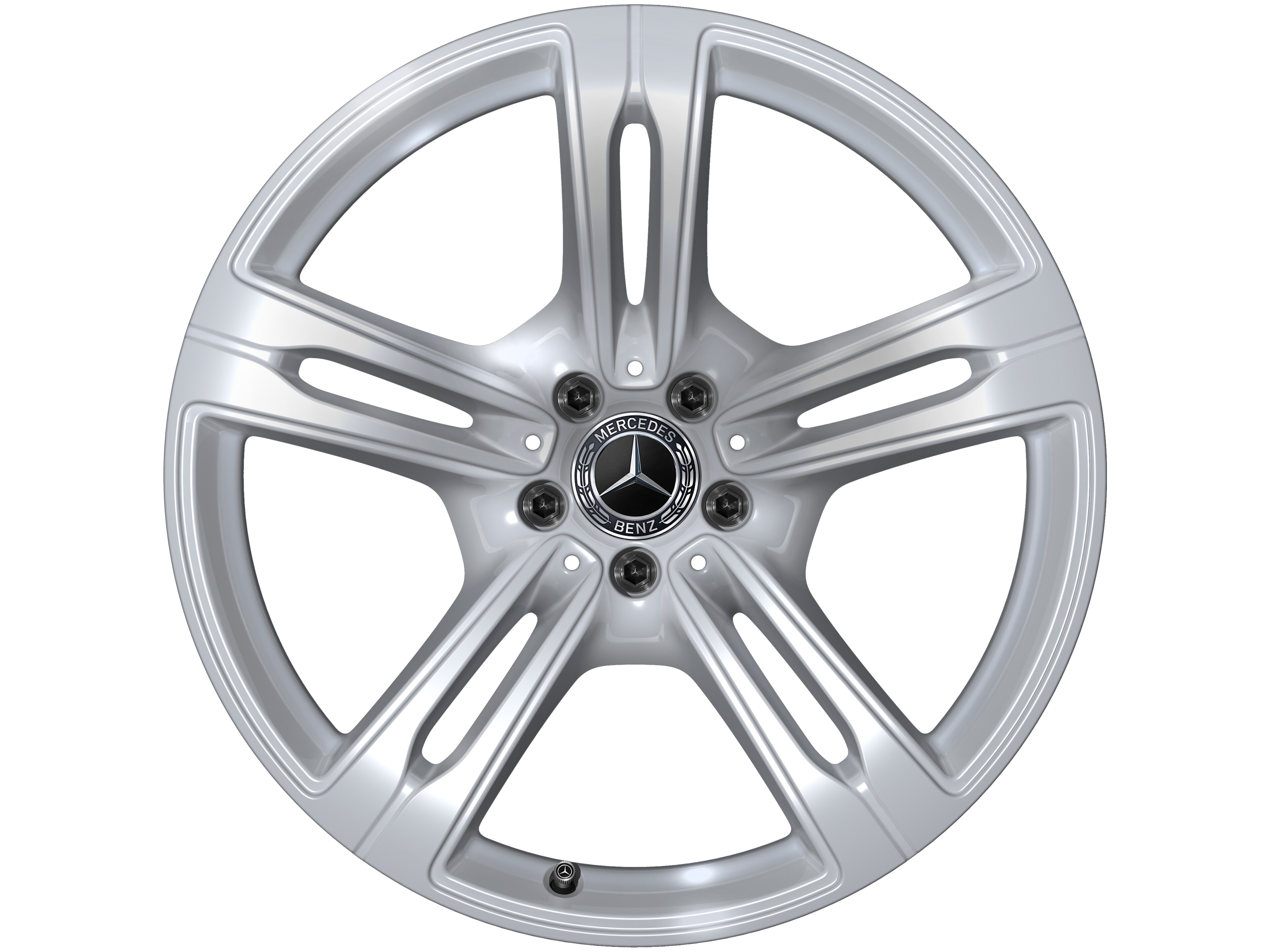 5-Doppelspeichen-Rad, 20 Zoll 8,5 J x 20 ET 29,5, vanadiumsilber, lackiert