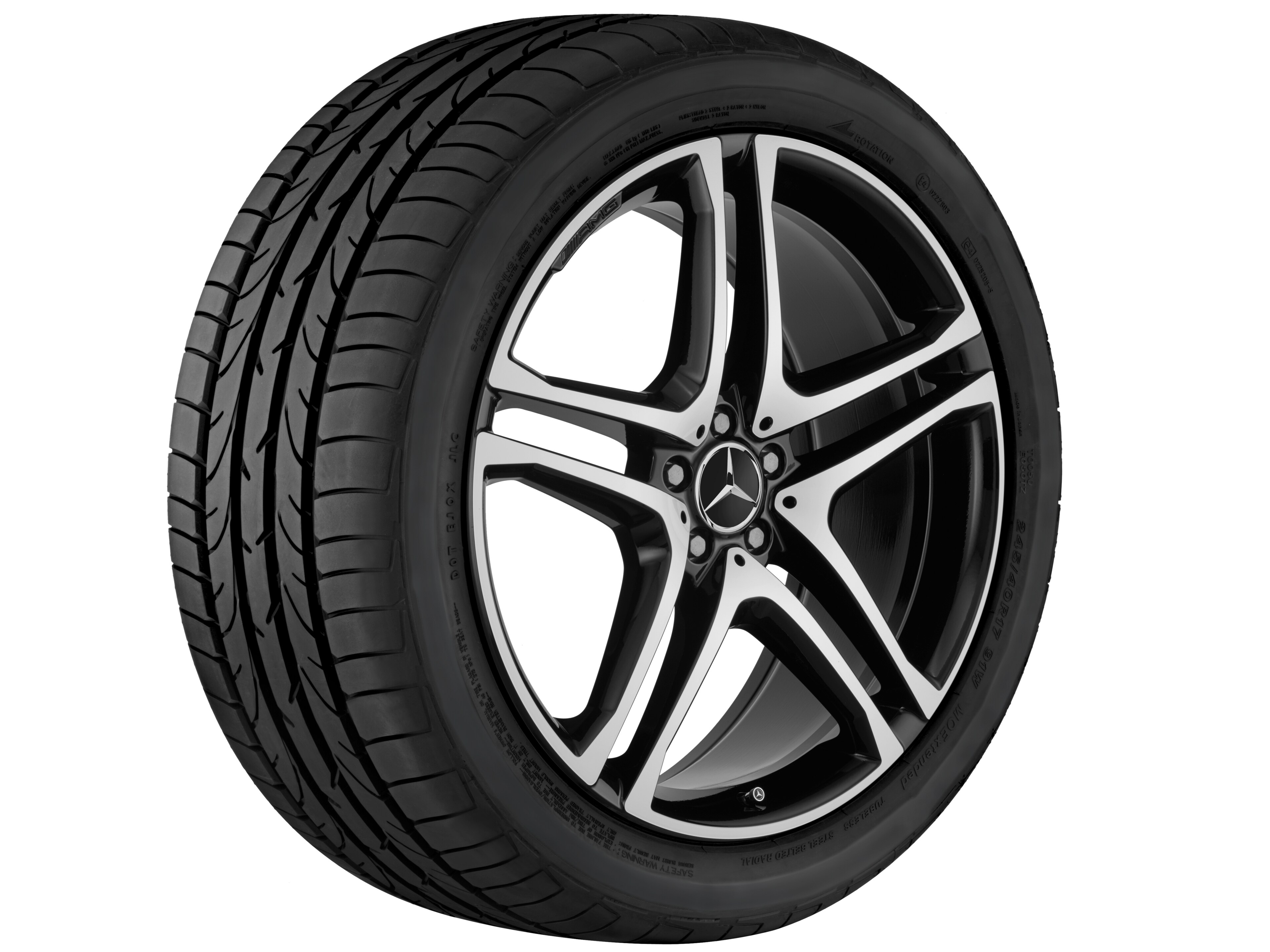 Mercedes-Benz - AMG 5-Doppelspeichen-Rad, 55,9 cm (22 Zoll) AMG 5-Doppelspeichen-Rad, 55,9 cm (22 Zoll)