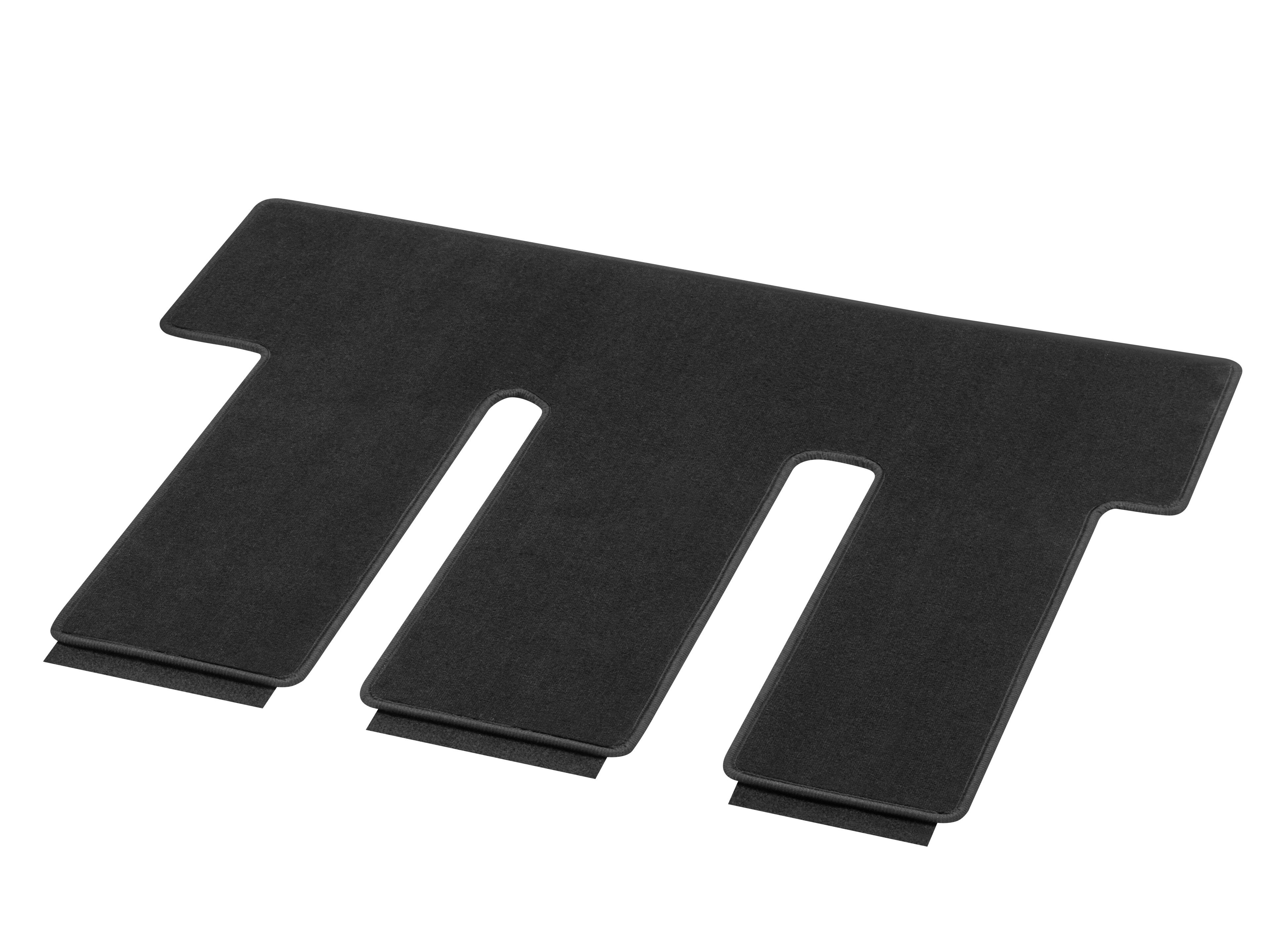 Veloursmatten, Gepäckraum, mit Einfachschiene