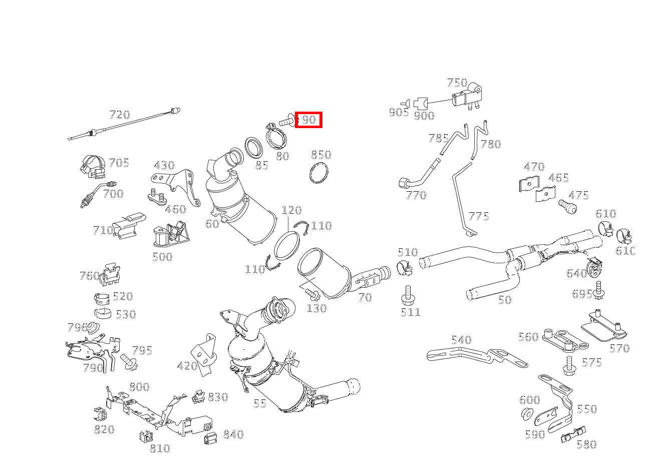 Sechsrundschraube ABGASTURBOLADER LINKS; M8X40 S 450 CDI Limousine lang 221 Sechsrundschraube ABGASTURBOLADER LINKS; M8X40 S 450 CDI Limousine lang 221