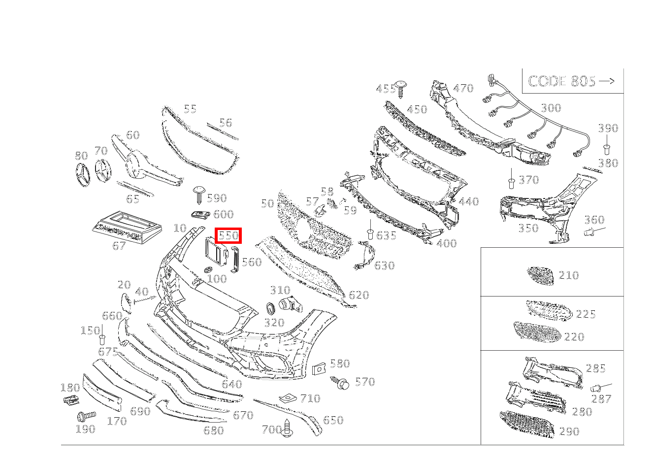 Radarsensor Links Mercedes-AMG CLS 63 S Coupé RL 218 Radarsensor Links Mercedes-AMG CLS 63 S Coupé RL 218