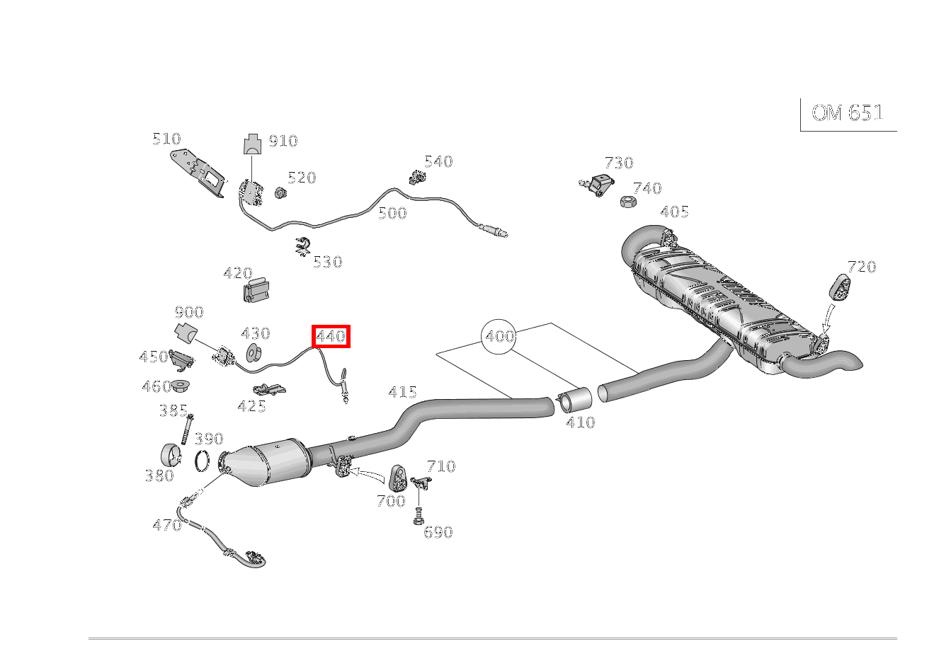Nox-Sensor Nach Reduktionskatalysator ML 250 BT 166 Nox-Sensor Nach Reduktionskatalysator ML 250 BT 166