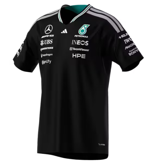 T-Shirt Herren, Fahrer Authentic, Mercedes-AMG F1 schwarz