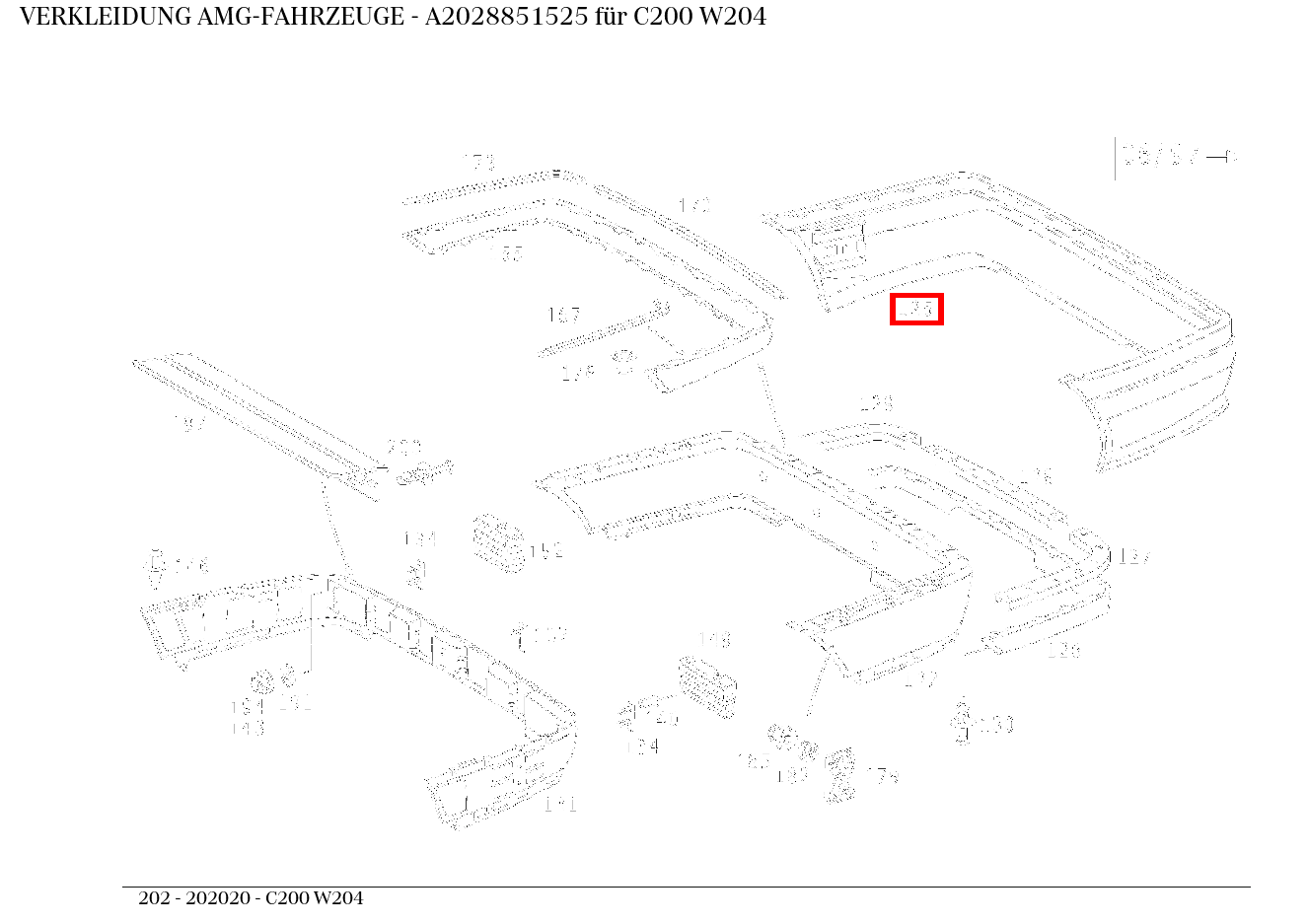 Verkleidung AMG-FAHRZEUGE C200 W204 202 Verkleidung AMG-FAHRZEUGE C200 W204 202