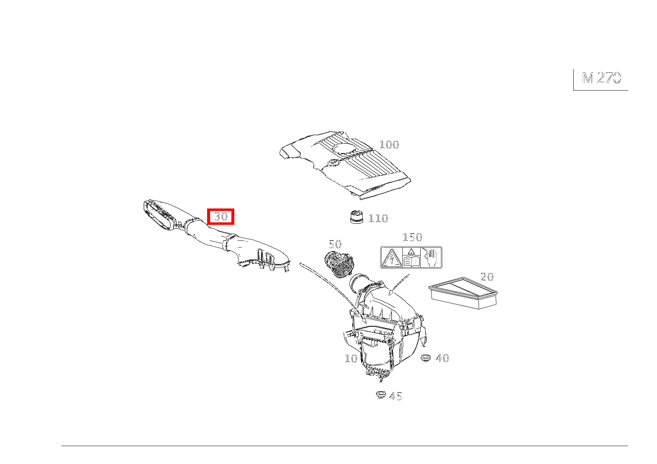 Luftansaugschlauch ZWISCHEN LUFTFILTER UND KALTLUFTANSAUGHUTZE B220 4M 246 Luftansaugschlauch ZWISCHEN LUFTFILTER UND KALTLUFTANSAUGHUTZE B220 4M 246