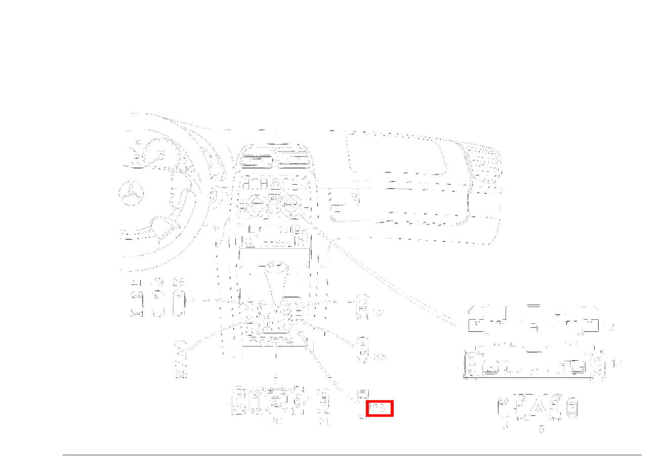 KONTROLLLEUCHTE KINDERSITZERKENNUNG CLK 320 V6 Cabrio 208 KONTROLLLEUCHTE KINDERSITZERKENNUNG CLK 320 V6 Cabrio 208