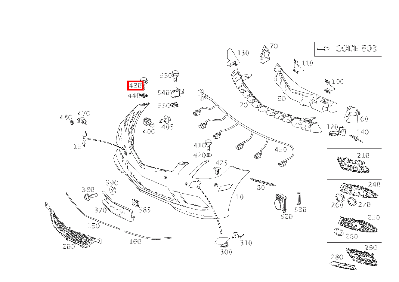 Blechschraube STOSSFAENGER AN KOTFLUEGEL; 6.3X16 E 500/550 CABR. 207