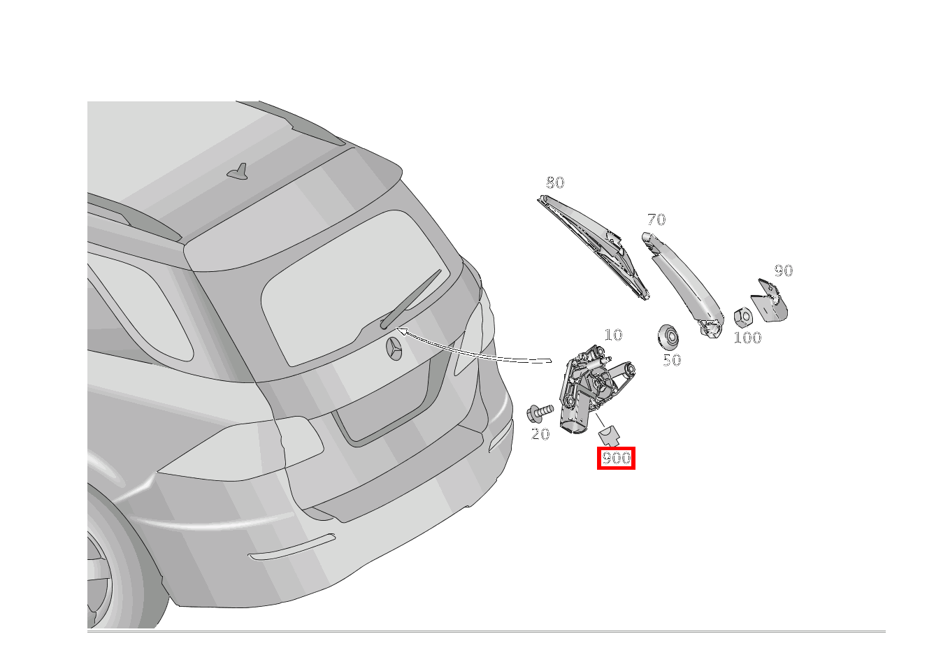 Stecker WISCHERMOTOR AN RUECKWANDTUER M6/4; 3 PIN MCP2.8 GLE 350 4MATIC 166 Stecker WISCHERMOTOR AN RUECKWANDTUER M6/4; 3 PIN MCP2.8 GLE 350 4MATIC 166