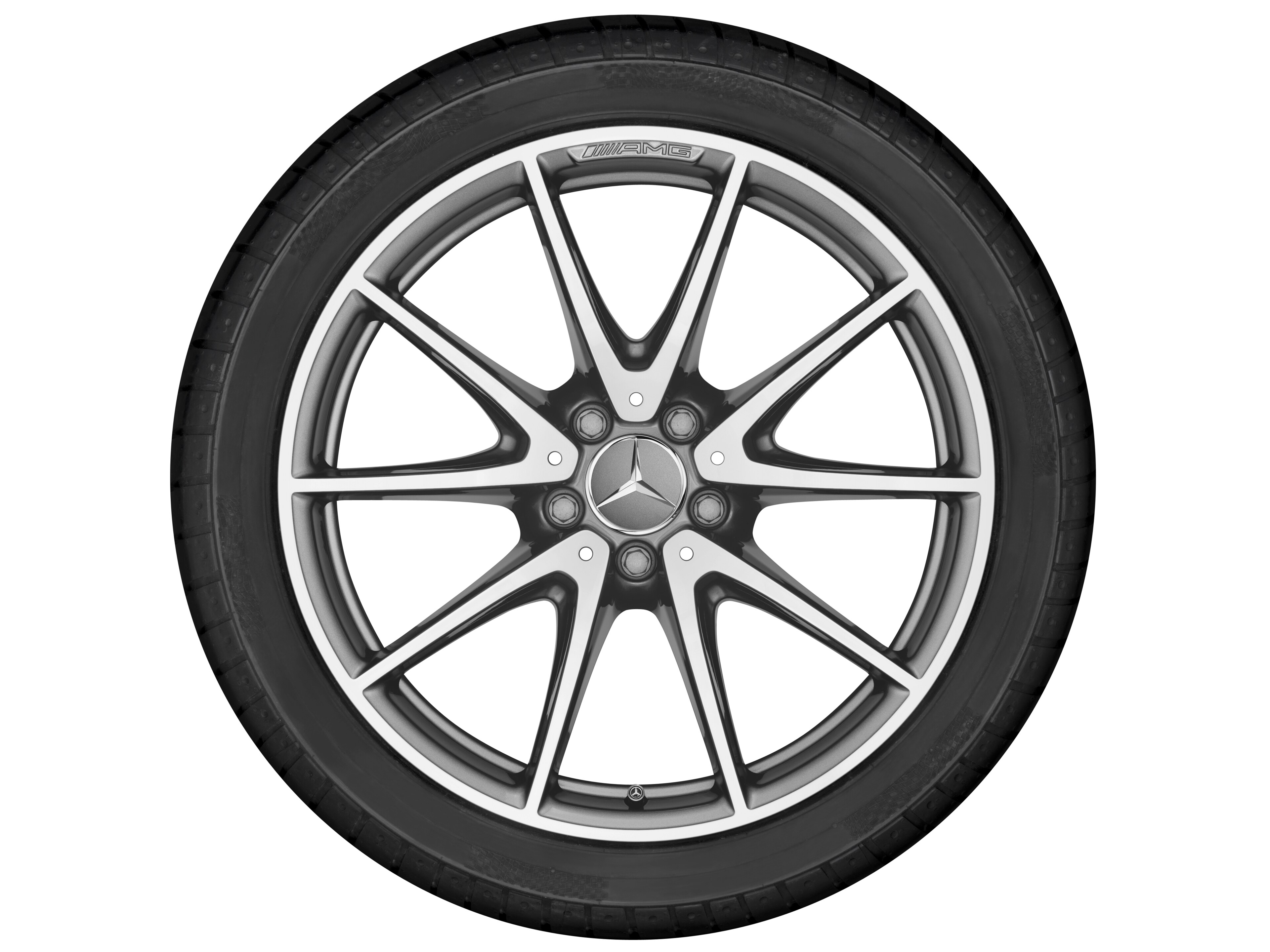 Mercedes-Benz - AMG 10-Speichen-Rad, 48,3 cm (19 Zoll) AMG 10-Speichen-Rad, 48,3 cm (19 Zoll)