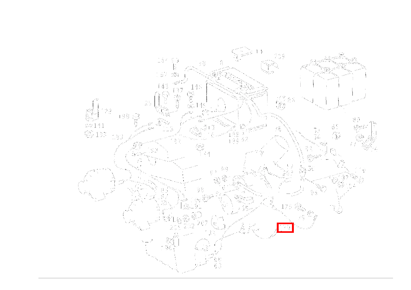 Masseband MOTOR ZUM RAHMEN E 300 TD (4V) 124 Masseband MOTOR ZUM RAHMEN E 300 TD (4V) 124