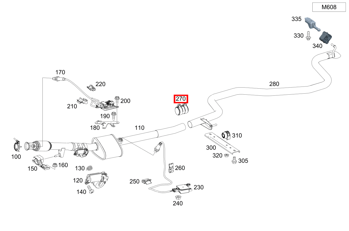 Rohrschelle Abgasanlage Auspuffrohr vorn an Auspuffrohr hinten; Ø 55 MM CLA 180 d Shooting Brake 118 Rohrschelle Abgasanlage Auspuffrohr vorn an Auspuffrohr hinten; Ø 55 MM CLA 180 d Shooting Brake 118