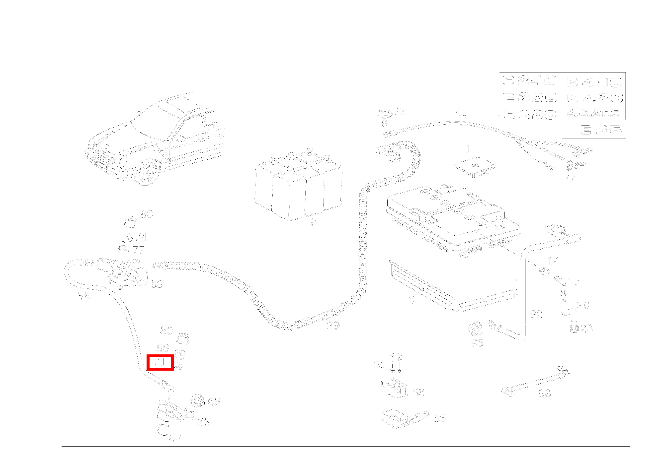 Federscheibe LEITUNGSSATZ AN LEITUNGSVERBINDER E420T 210