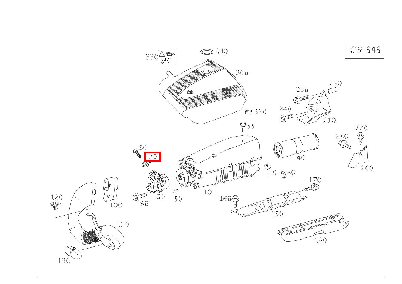 Drucksensor AN LUFTFILTERGEHAEUSE CLK 220 CDI Coupé 209 Drucksensor AN LUFTFILTERGEHAEUSE CLK 220 CDI Coupé 209