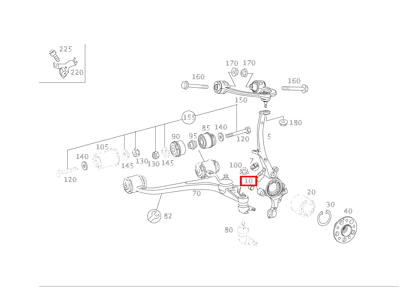 Schutzkappe LENKANSCHLAG S 350 L 4-MATIC 220 Schutzkappe LENKANSCHLAG S 350 L 4-MATIC 220