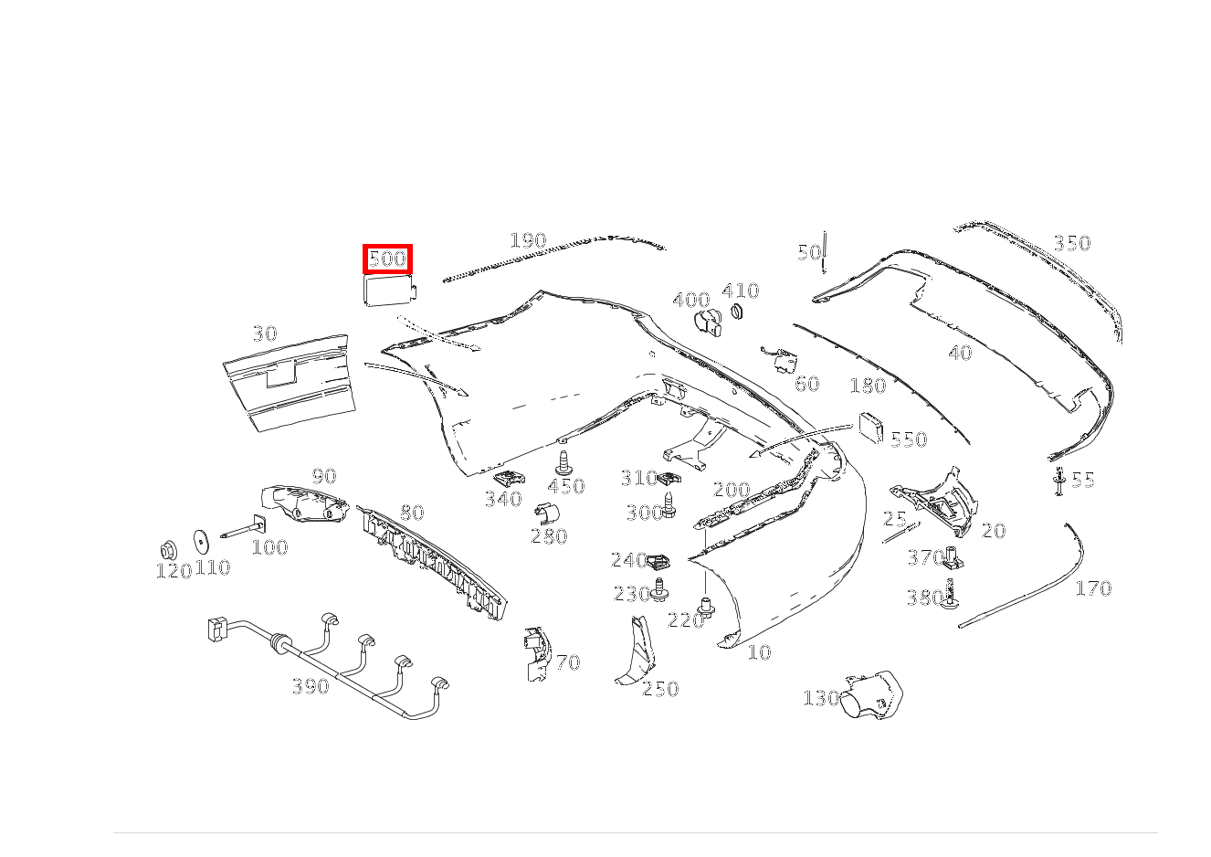 Radarsensor LINKS UND RECHTS AUSSEN E350 CA 207 Radarsensor LINKS UND RECHTS AUSSEN E350 CA 207