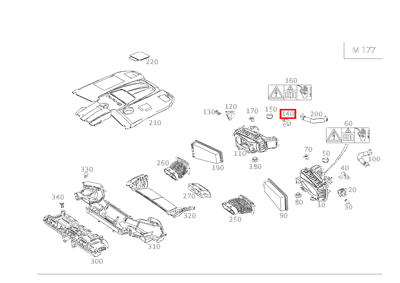 Drucksensor An Luftfiltergehäuse hinten, rechts Mercedes-AMG G 63 463 Drucksensor An Luftfiltergehäuse hinten, rechts Mercedes-AMG G 63 463