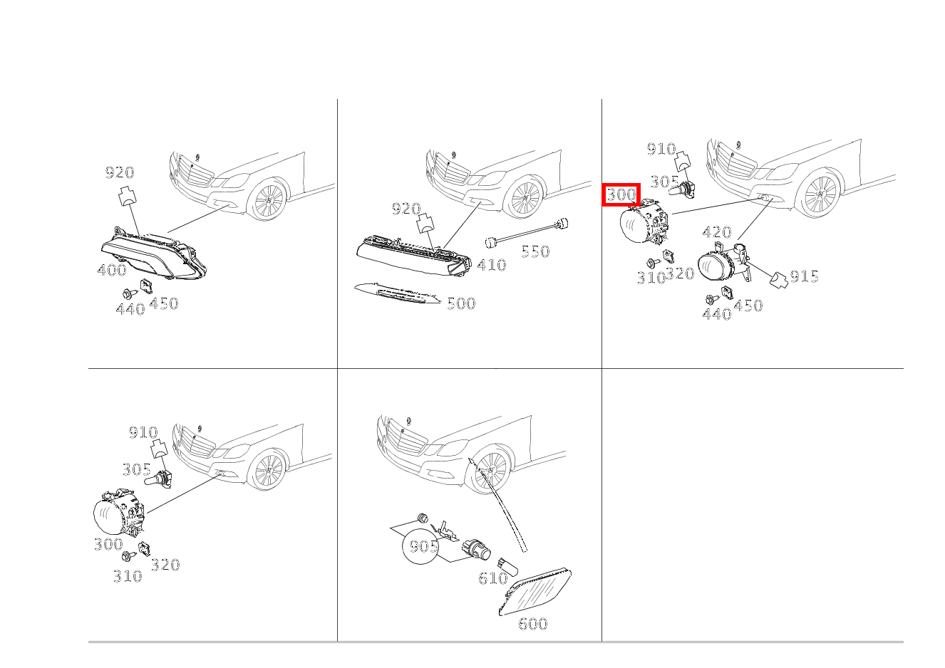 Nebelscheinwerfer RECHTS E350 CDI 4M 212 Nebelscheinwerfer RECHTS E350 CDI 4M 212