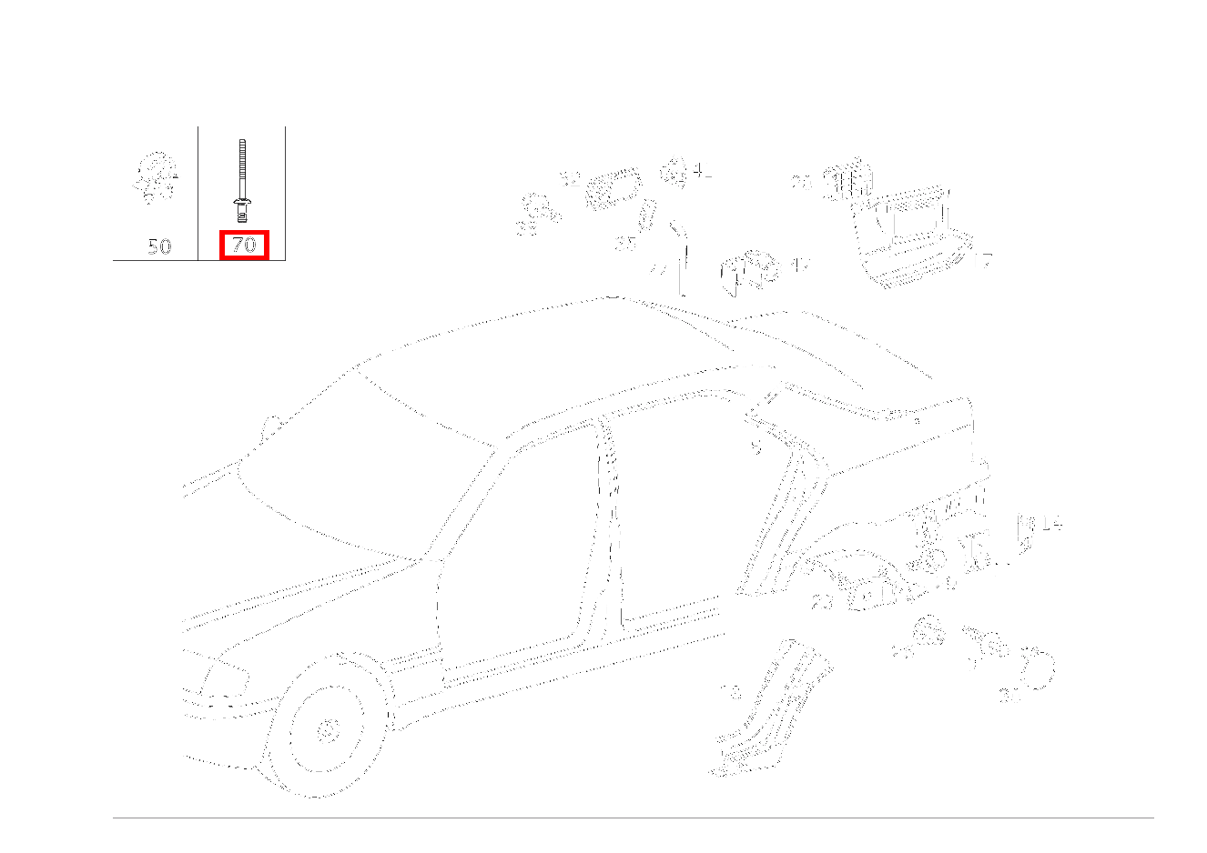 Blindniet REPARATURLOESUNG FUER SCHWEISSPUNKTE; 6,4 X 12MM / 1-3,5MM C 200 CDI Limousine 202 Blindniet REPARATURLOESUNG FUER SCHWEISSPUNKTE; 6,4 X 12MM / 1-3,5MM C 200 CDI Limousine 202