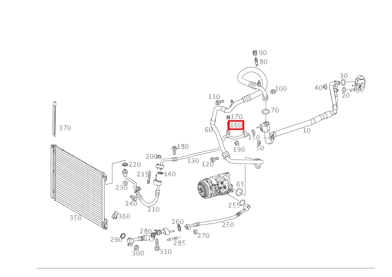 VENTILEINSATZ KAELTEMITTELLEITUNG Mercedes-AMG GT Roadster 190 VENTILEINSATZ KAELTEMITTELLEITUNG Mercedes-AMG GT Roadster 190