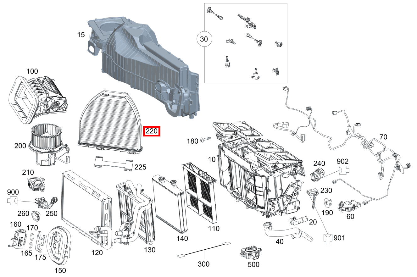 Aktivkohlefilter Feinstaub 2 SL65 AMG 231 Aktivkohlefilter Feinstaub 2 SL65 AMG 231