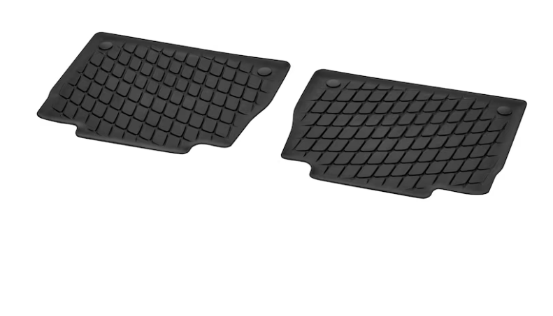 Allwettermatten Dynamic Squares, Fond, 2-teilig, LL/RL, schwarz Allwettermatten Dynamic Squares, Fond, 2-teilig, LL/RL, schwarz