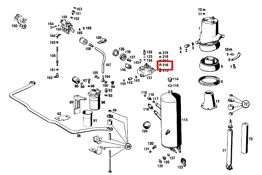 Buchse BOWDENZUG AN HEBEL-VENTILEINHEIT 300 SEL 109 Buchse BOWDENZUG AN HEBEL-VENTILEINHEIT 300 SEL 109