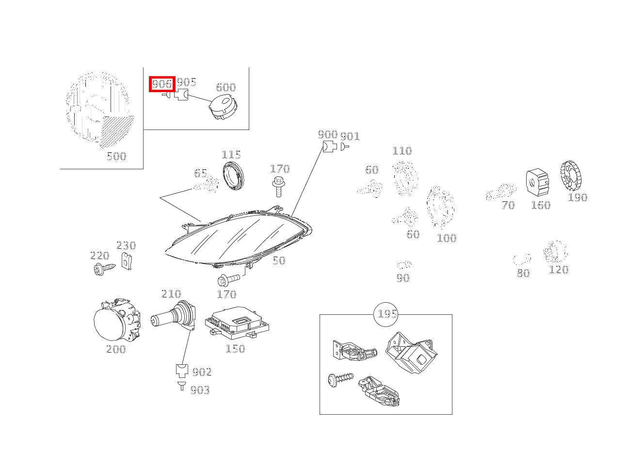 Kontaktbuchse REGEN- UND LICHTSENSOR B32; 0.25-0.35 MM2 MQS A 200 TURBO COUPE 169 Kontaktbuchse REGEN- UND LICHTSENSOR B32; 0.25-0.35 MM2 MQS A 200 TURBO COUPE 169