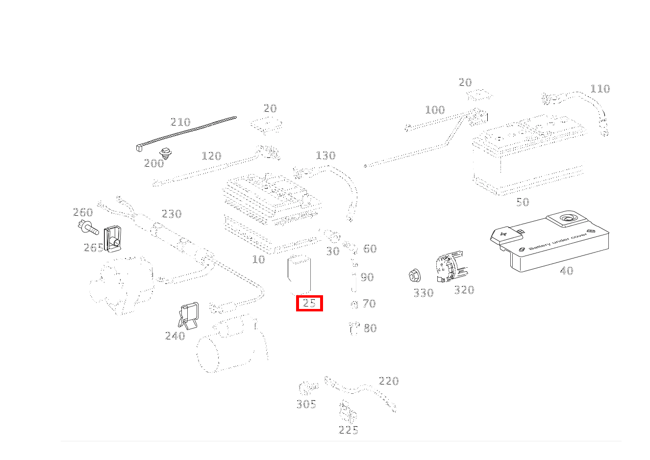 Behälter SAEUREAUFFANGWANNE SL 65 AMG Roadster BCA 230