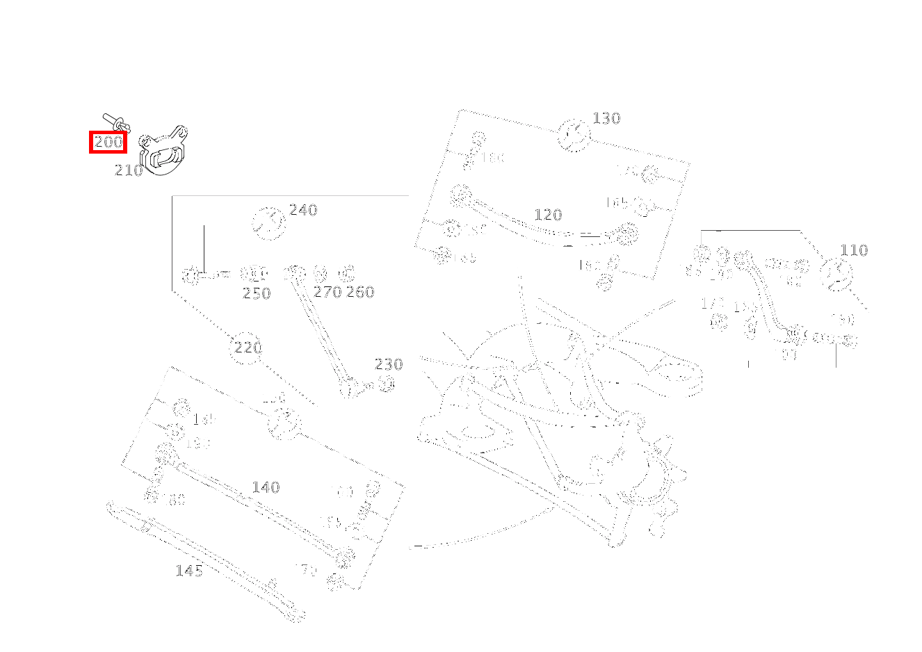 Spreizniet BEFESTIGUNG ABDECKUNG; 5mm CL 65 AMG Coupé 215 Spreizniet BEFESTIGUNG ABDECKUNG; 5mm CL 65 AMG Coupé 215