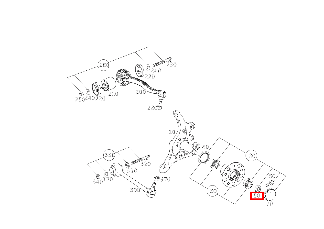 KLEMMMUTTER RADNABE, RECHTS E 350 d Cabriolet 253 KLEMMMUTTER RADNABE, RECHTS E 350 d Cabriolet 253