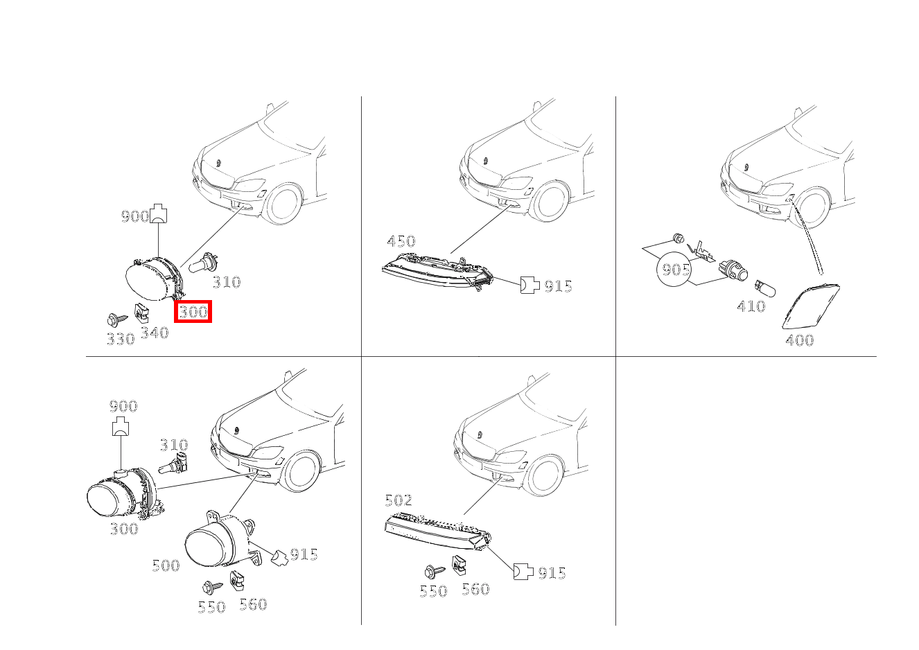 Nebelscheinwerfer Rechts C 180 205 Nebelscheinwerfer Rechts C 180 205