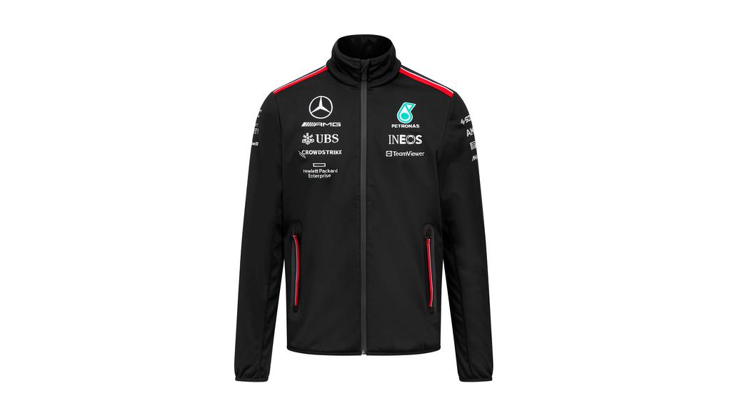 Softshelljacke Herren, Team, Mercedes-AMG F1, schwarz | L | B67991674