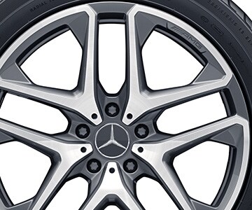 Mercedes-Benz - AMG 5-Doppelspeichen-Rad, 53,3 cm (21 Zoll) AMG 5-Doppelspeichen-Rad, 53,3 cm (21 Zoll)
