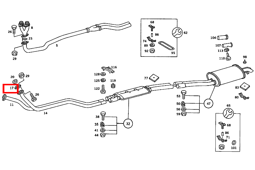 Flansch 280 SL Roadster 107