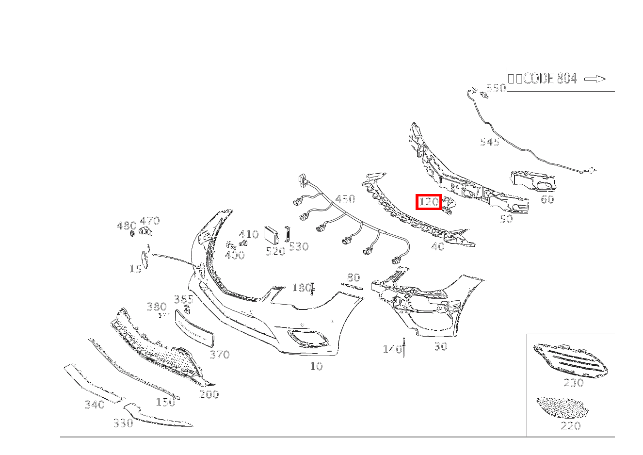 Versteifung LINKS E 350 d Cabriolet 253 Versteifung LINKS E 350 d Cabriolet 253