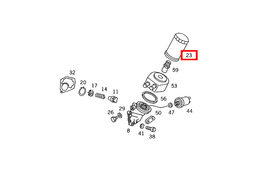 OELFILTERPATRONE E 300 T 4-Matic 124 OELFILTERPATRONE E 300 T 4-Matic 124