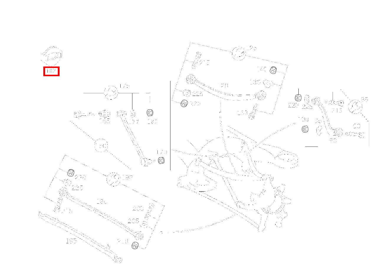 Anschlag SPURSTANGE AN HINTERACHSTRAEGER RECHTS S 350 L 4-MATIC 220 Anschlag SPURSTANGE AN HINTERACHSTRAEGER RECHTS S 350 L 4-MATIC 220