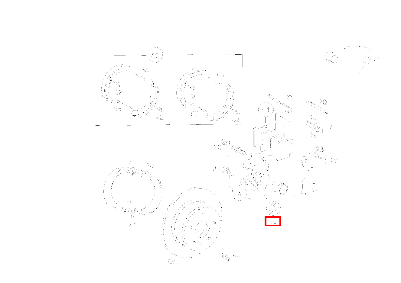Reparatursatz BREMSSATTEL TEVES SLC 107, /8 115, SE 126 und 
