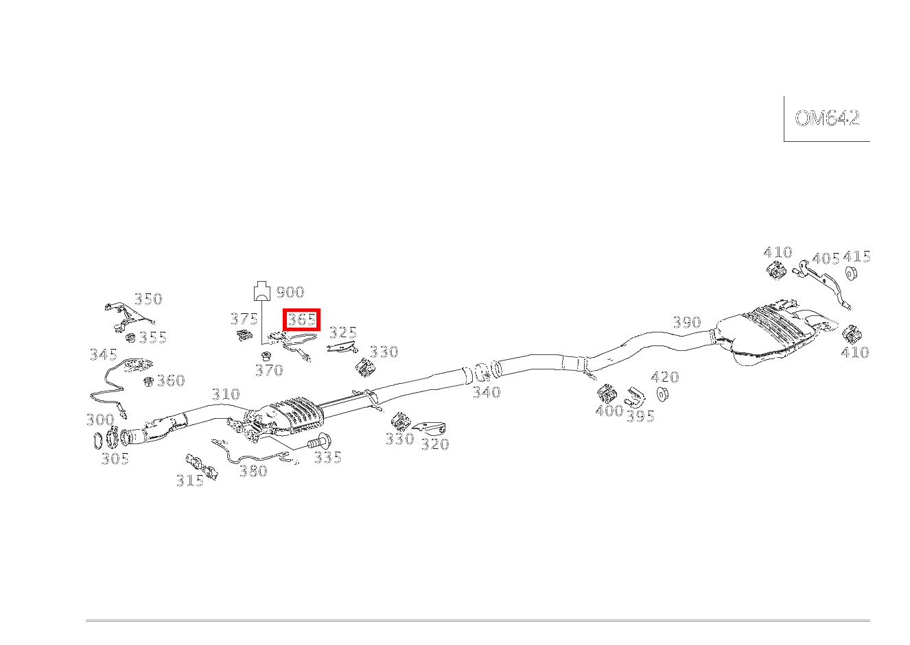 Nox-Sensor Nach Reduktionskatalysator S 350 d 4MATIC Limousine BCA 222