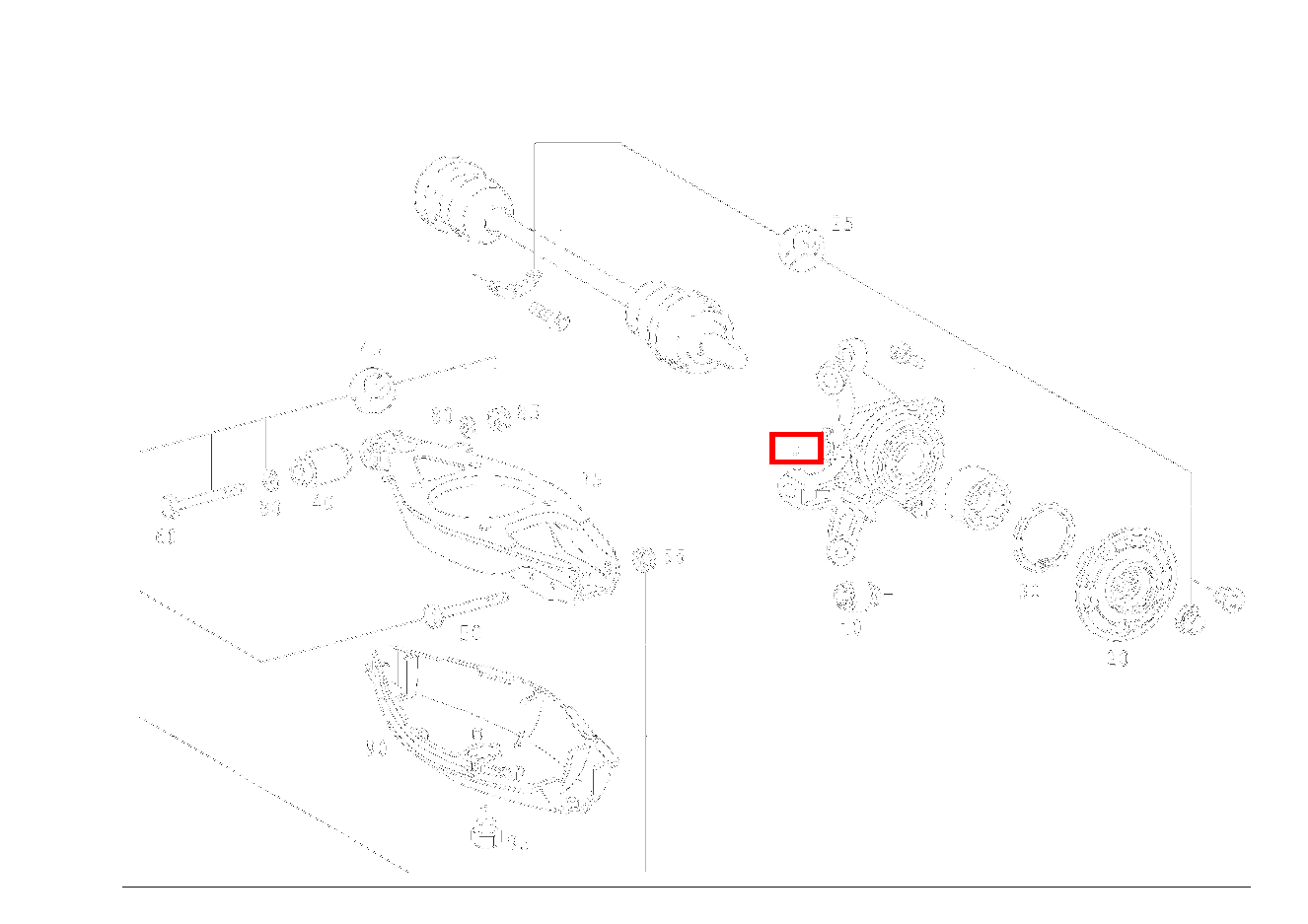Radträger MIT TRAGGELENK UND RADLAGERUNG,RECHTS SLK 320 AMG KOMP 170