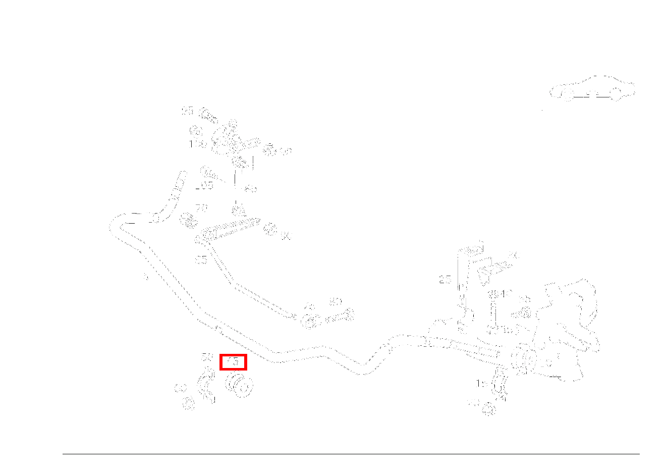 Gummilager DREHSTAB AN RAHMEN SL 600 Roadster mit Automatik 129