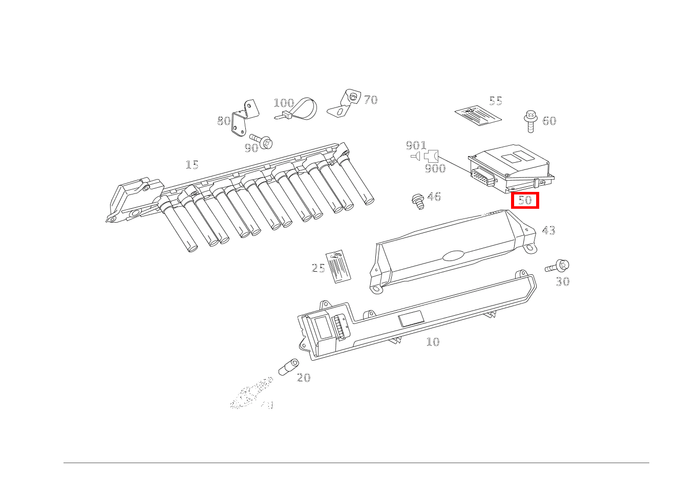 Spannungswandler An Träger CL 65AMG 216 Spannungswandler An Träger CL 65AMG 216
