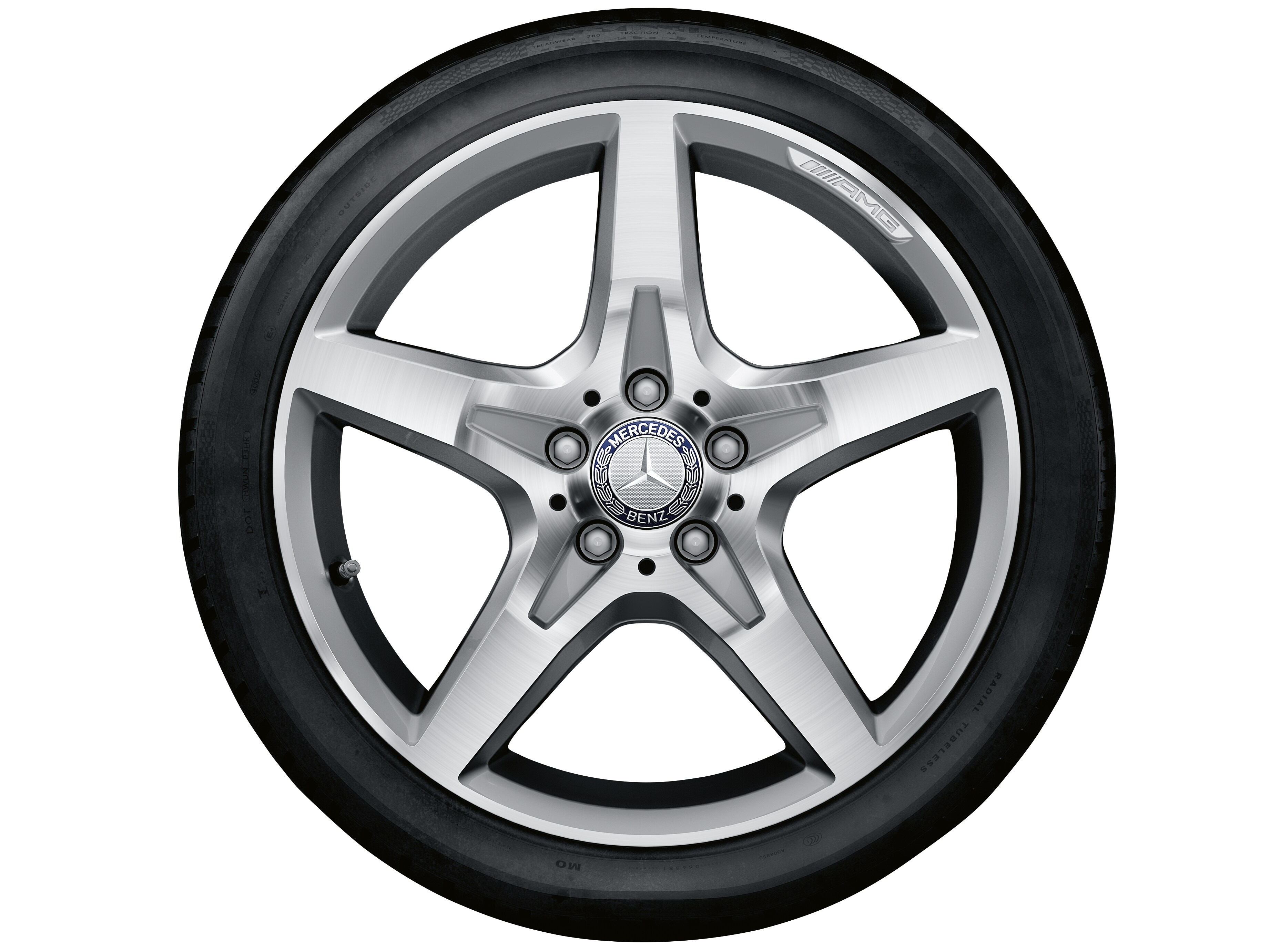 AMG 5-Speichen-Rad, 45,7 cm (18 Zoll), glanzg