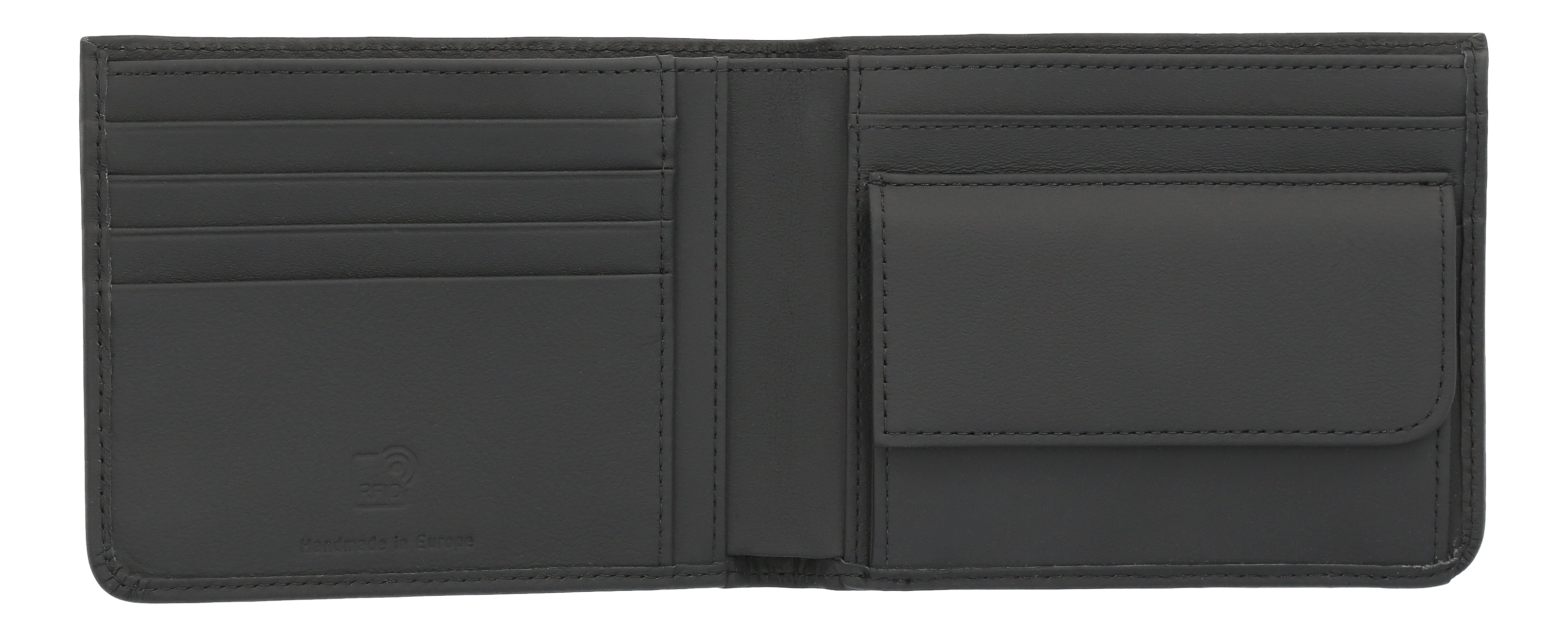 Mercedes-Benz - Geldbörse schwarz, Rindleder