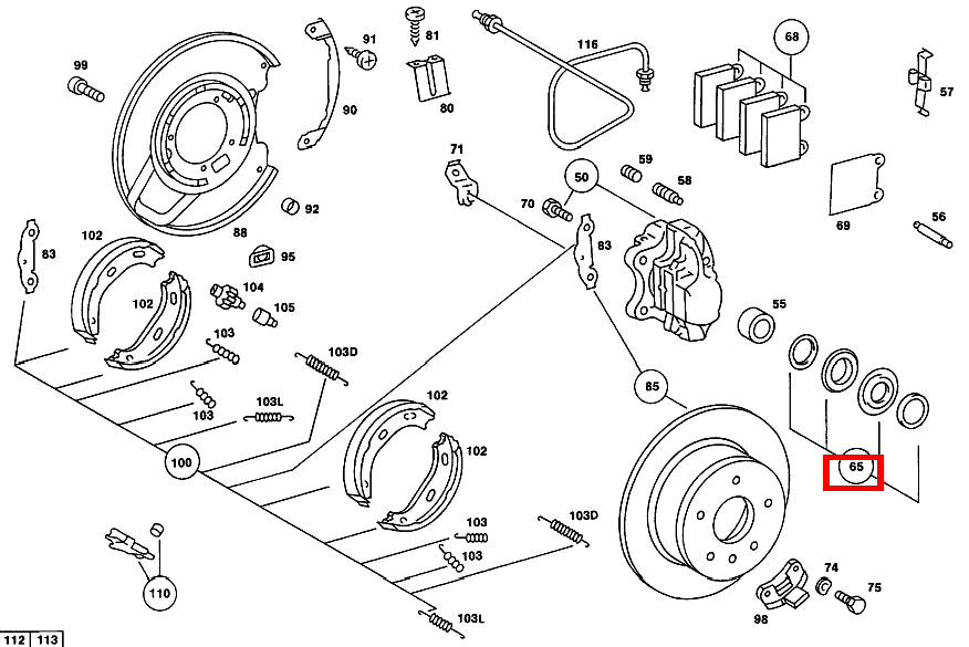 Reparatursatz BREMSSATTEL TEVES SLC 107, /8 115, SE 126 und 