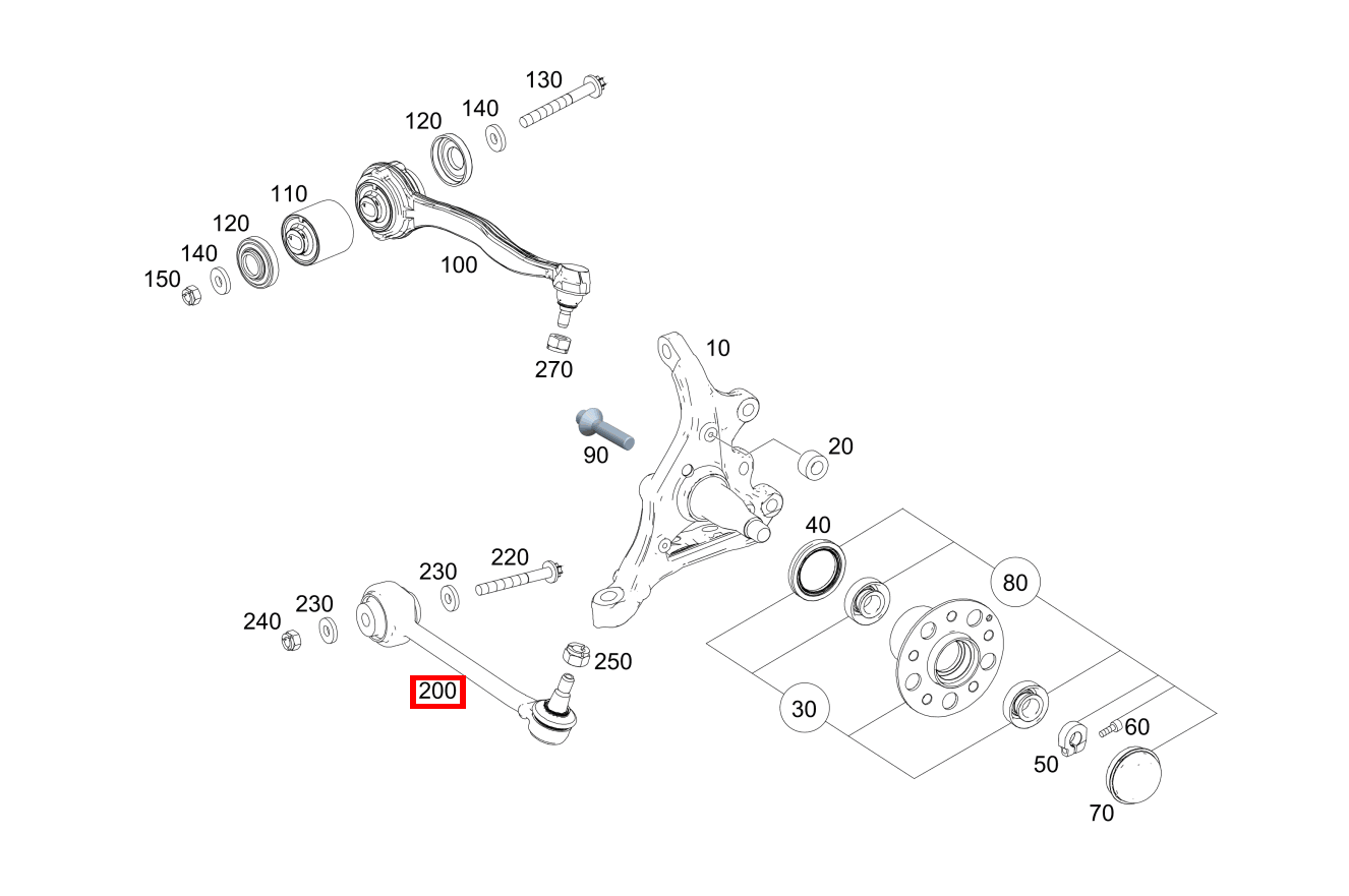 Querstrebe Links SLK55 AMG 172 Querstrebe Links SLK55 AMG 172