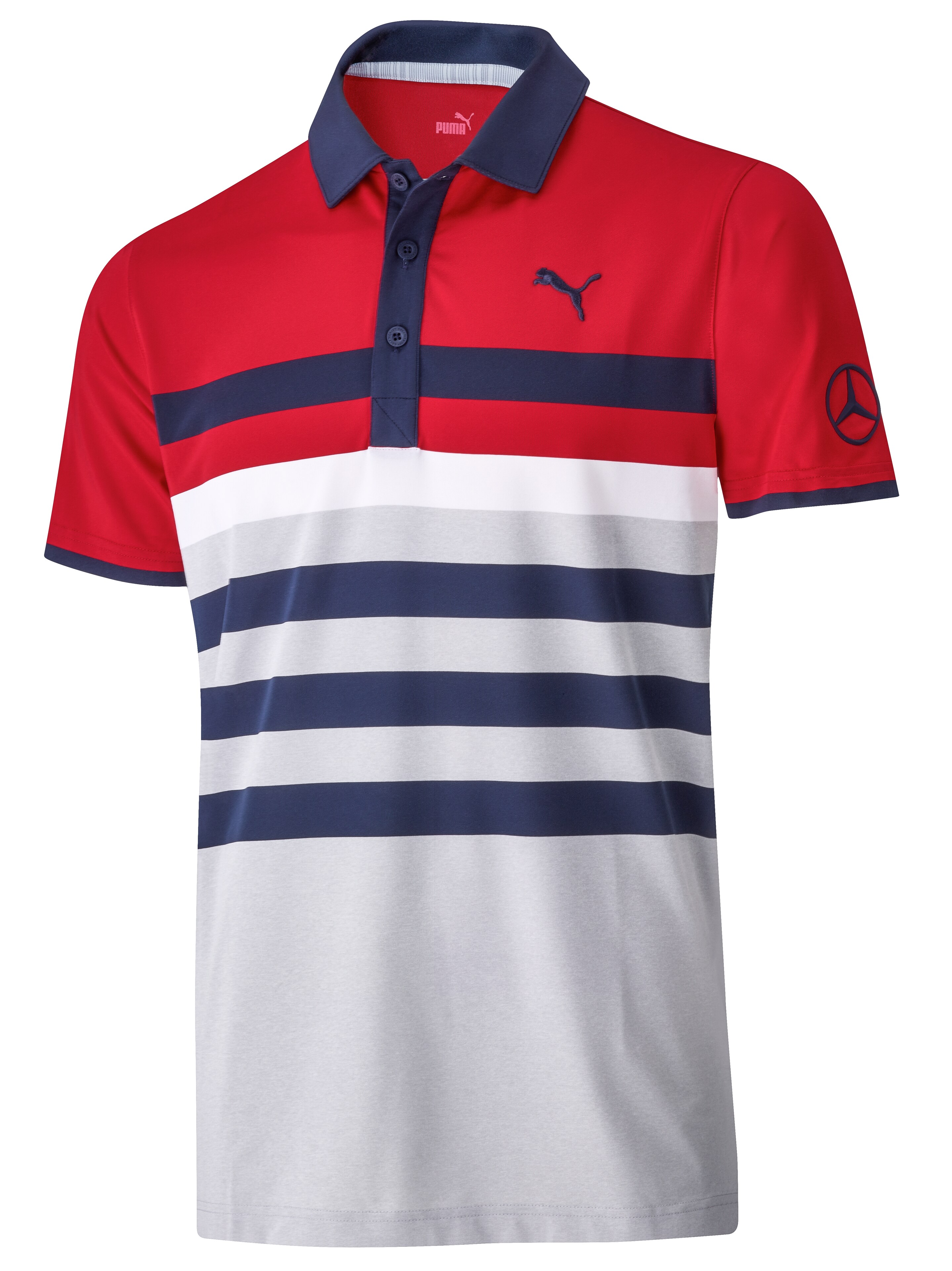 Golf-Poloshirt Herren, rot