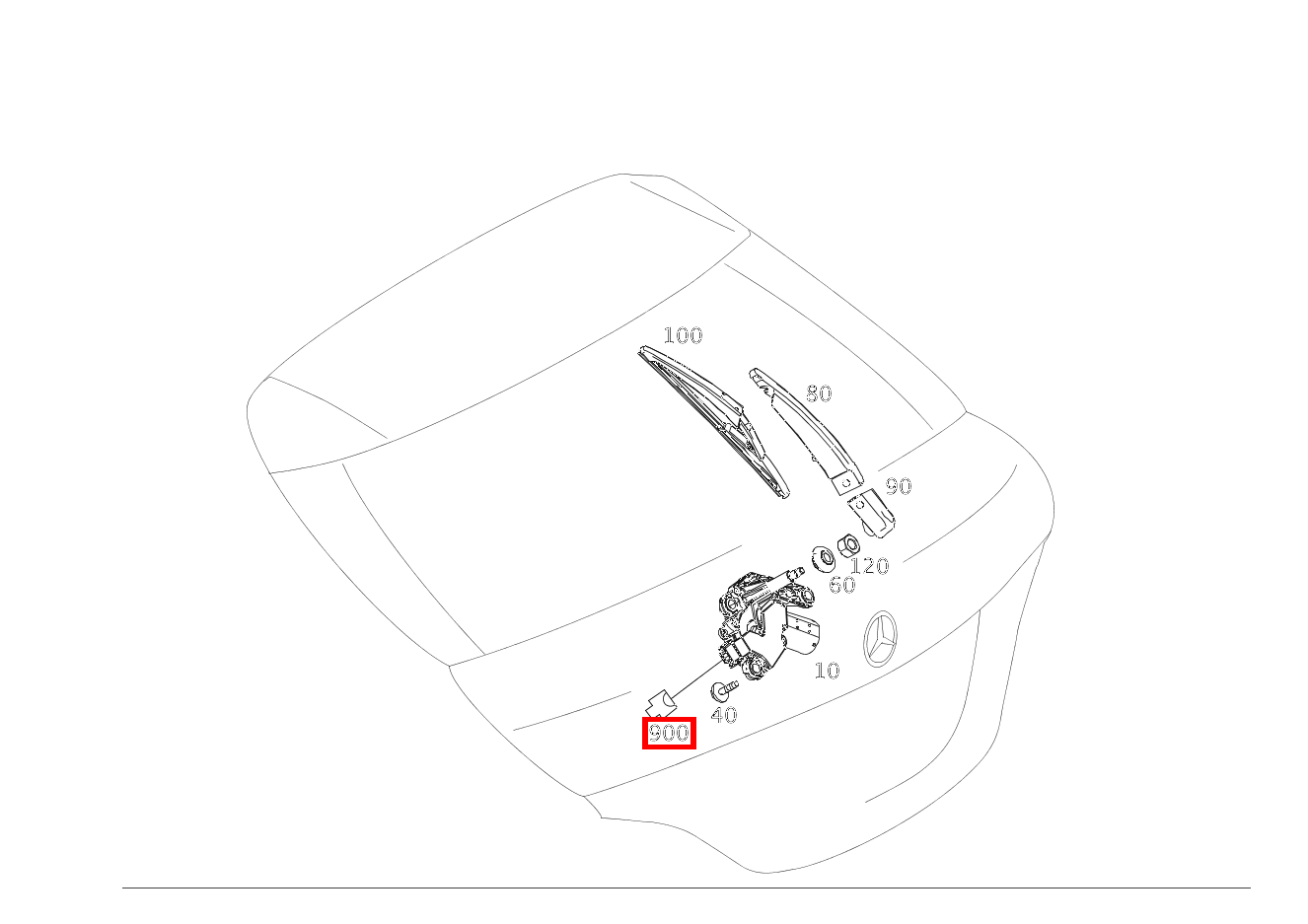Stecker WISCHERMOTOR M6/4; 3-PIN MCP2.8 Mercedes-AMG CLA 45 4MATIC Shooting Brake BCA 117