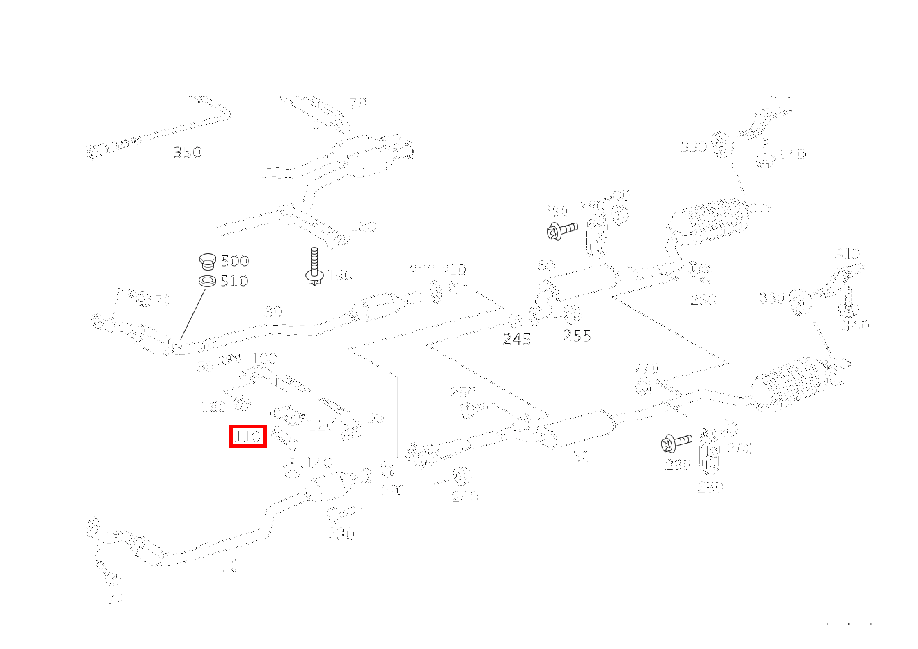 Unterlegplatte HALTER AN GETRIEBE S 350 L 4-MATIC 220