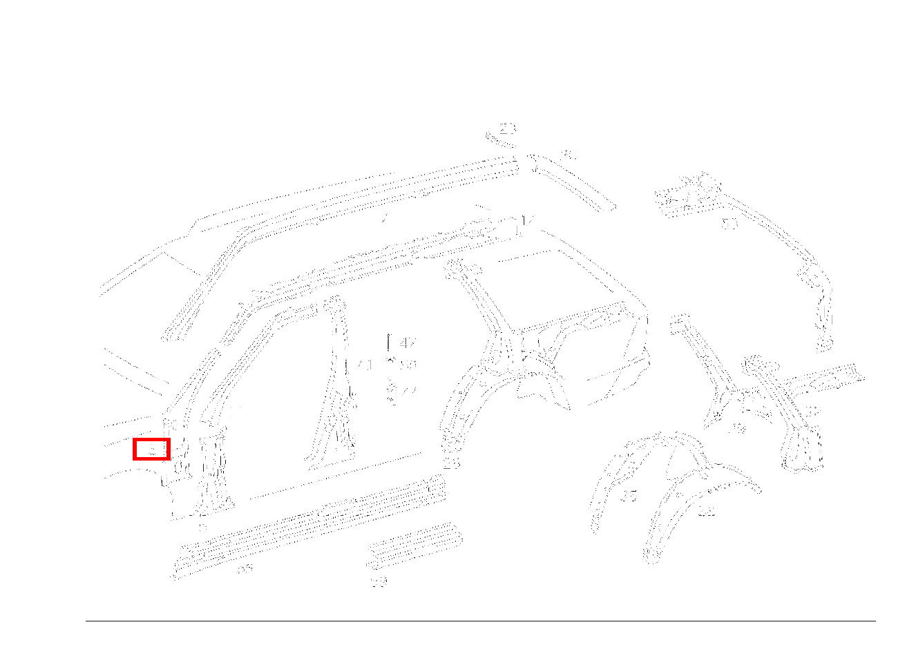 Säule VORDERWAND,INNEN RECHTS 300TDT/E300DTDT 4M 124 Säule VORDERWAND,INNEN RECHTS 300TDT/E300DTDT 4M 124